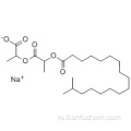 Изооктадекановая кислота, 2- (1-карбоксиэтокси) -1-метил-2-оксоэтиловый эфир, натриевая соль (1: 1) CAS 66988-04-3
